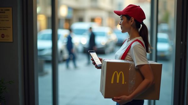 La livraison McDonald's directement chez vous, c'est facile et rapide