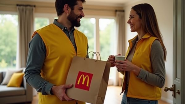 La livraison McDonald's directement chez vous, c'est facile et rapide