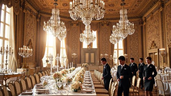 Top traiteurs pour un événement de luxe à Paris